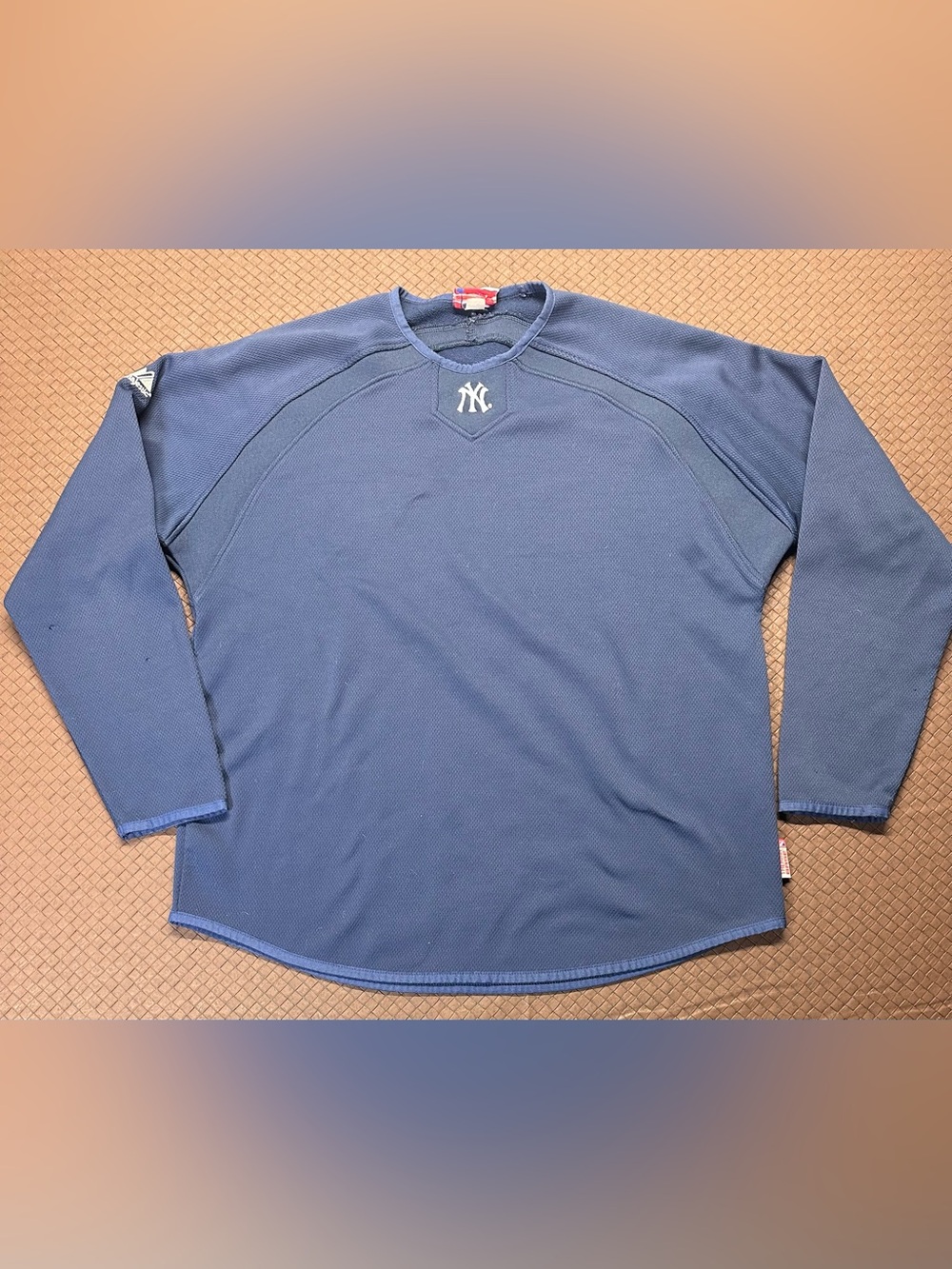 Majestic New York Yankees Therma Base Dugout Crewneck Pullover XXL 2XL